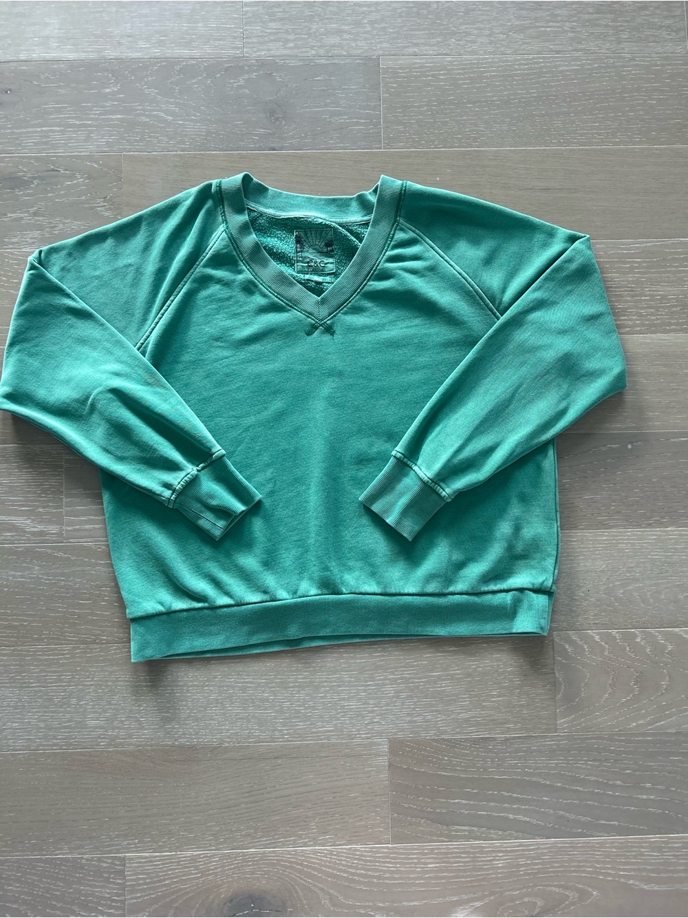 C&C California Green V-Neck Sweater